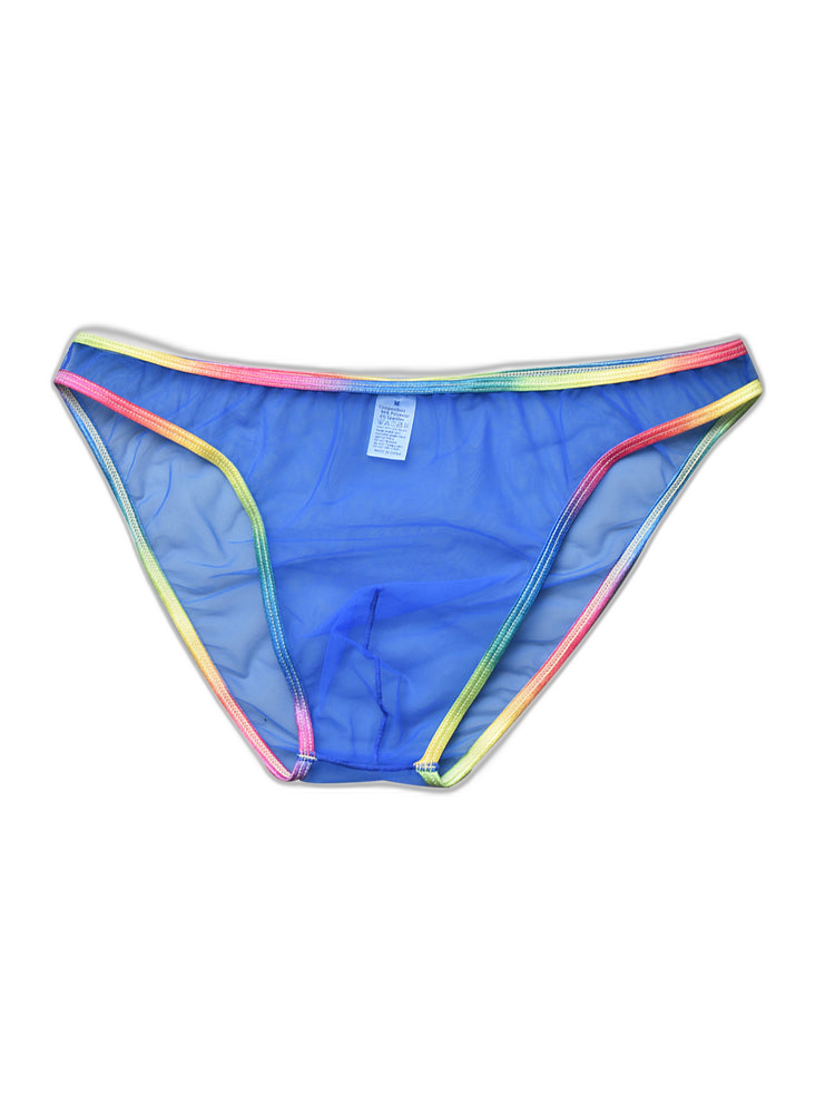 3-pack Men's Ultra-sheer Rainbow-edge Mesh Briefs