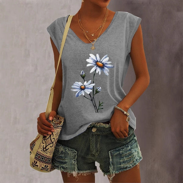 Women's Short-sleeve Wish-style Western-style Tank Top