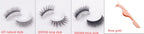 Reusable 3D Mink Lashes Natural False Eyelashes Self Adhesive Fake Glue Free Makeup Eyelash Extension Silk