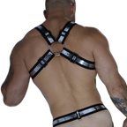 Breedwell Illuminator Body Harness Silver