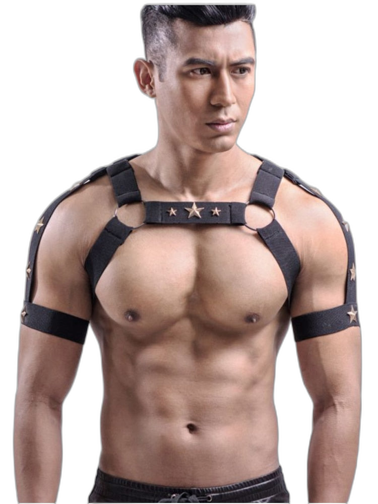Fluorescent Glow In The Dark Elastic Harness