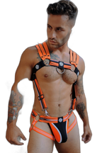 Breedwell Circuit Breaker Body Harness Neon Orange