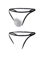 2 Pack Men's Low-Rise Eco-Friendly Lightweight Thong