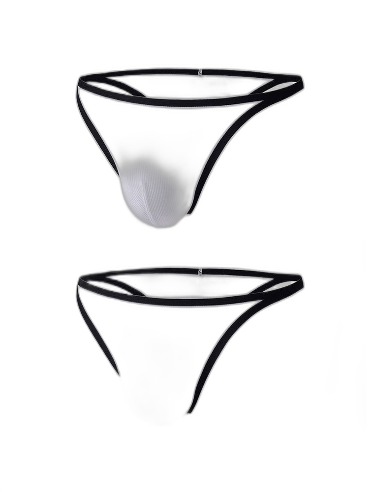 2 Pack Men's Low-Rise Eco-Friendly Lightweight Thong
