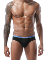4 Pack Men’s Stylish 3D U Convex Pouch Briefs
