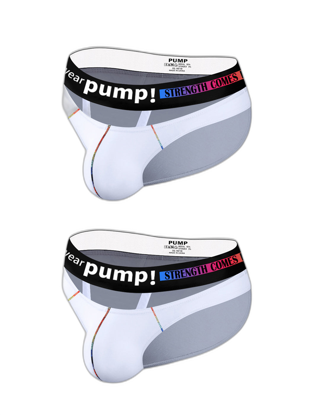 2 Pack Men’s Sexy Low-rise Garter Briefs