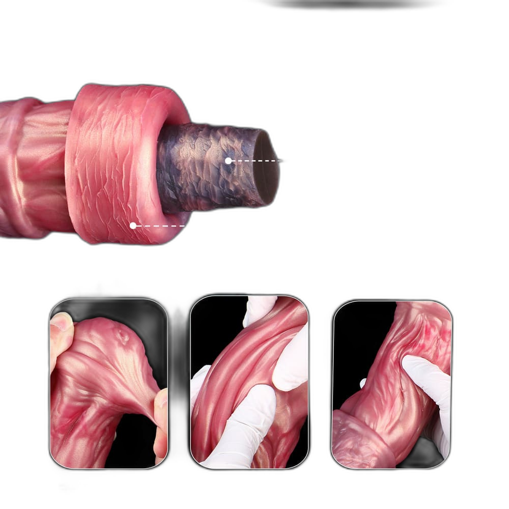 Bulger - Fantasy Silicone Dildo - Centaur Dildo - Knot Dildo