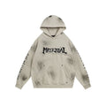 American Vintage Distressed Graffiti Hoodie