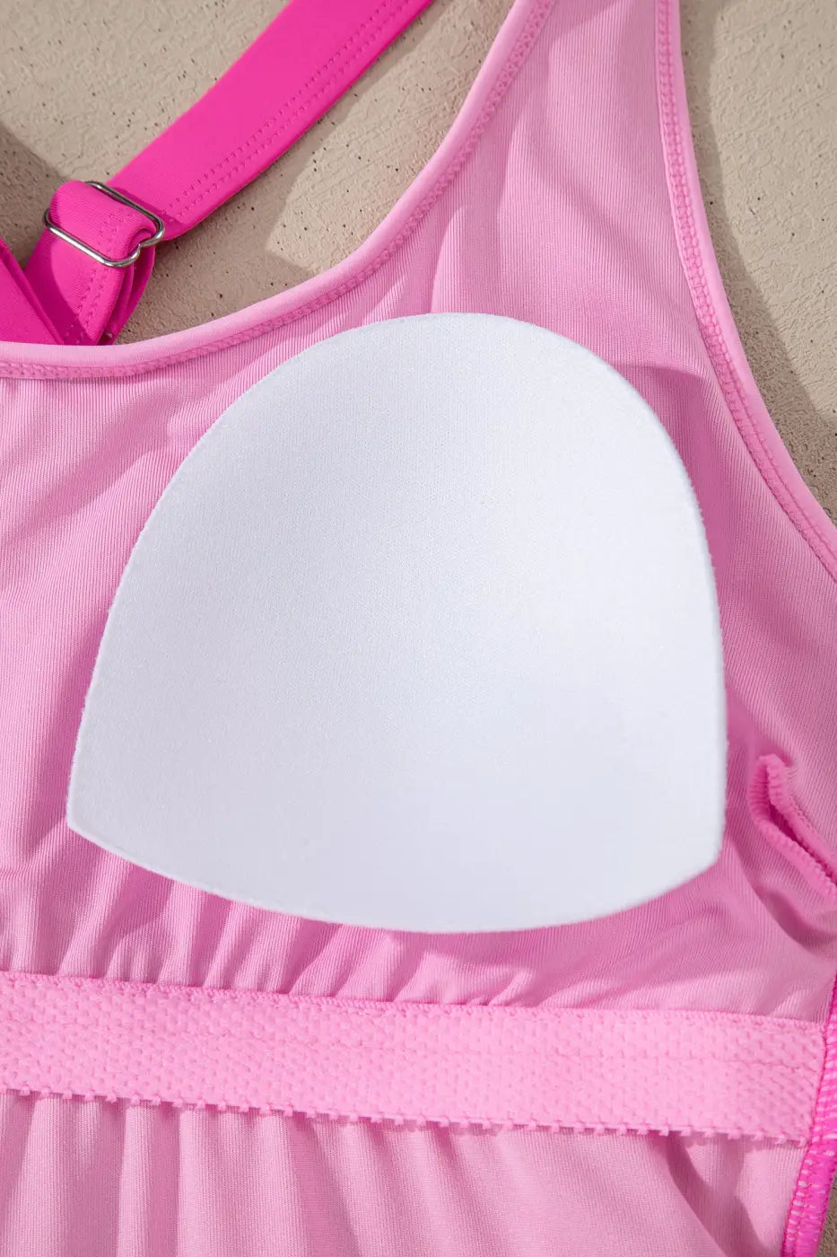 Swim Dress With Shorts | Pink One Piece Swimsuit Built In