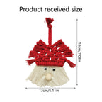 Hand-woven Christmas Tree Decorative Pendant