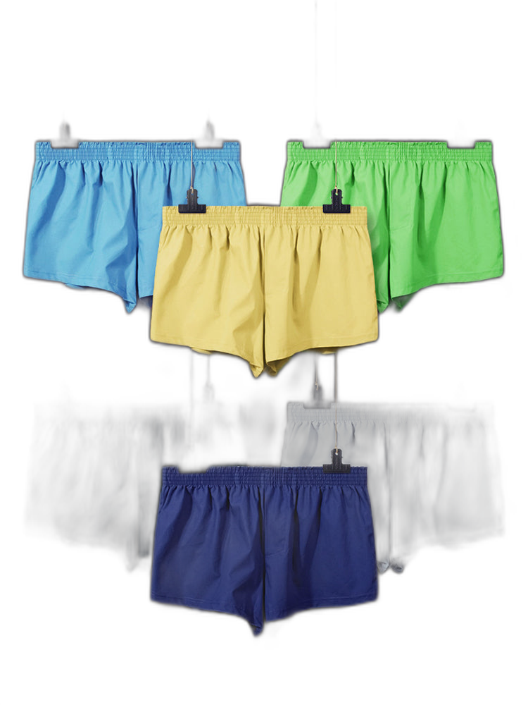 Men's Breathable Cotton Built-in Pouch Boxers