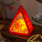 Christmas Decorations Retro Electric Candle Lamp Luminous Ornaments