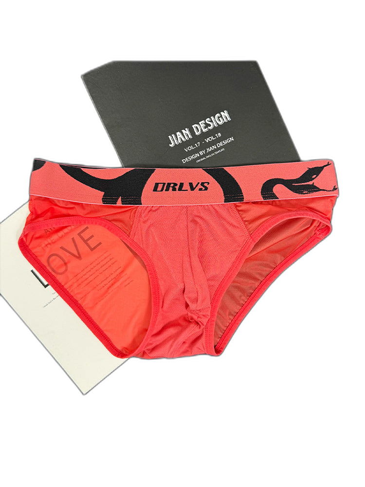 Men's Mesh Sport Briefs with Contoured Pouch & Ventilation