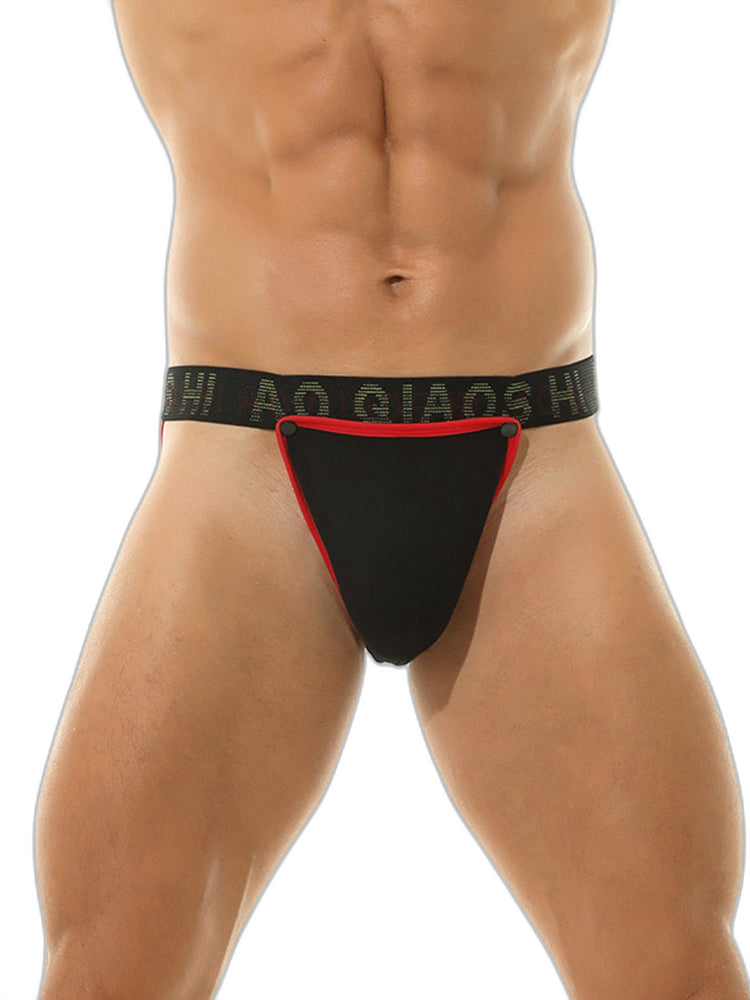 3 Pack Men's Large Pouch Button Waistband Briefs