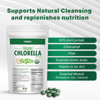 FEBICO Chlorella Tablets 500mg, 500ct – 83 Days, USDA Organic, Vegan, Non-GMO, Taiwan