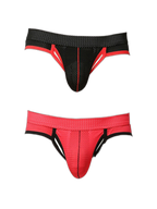 2 Pack Men's Breathable Side-Open Thin and Lightweight Supportive Fit Briefs
