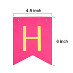 FECEDY Colorful Happy Birthday Banner Bunting – Eco-Friendly Party Decor
