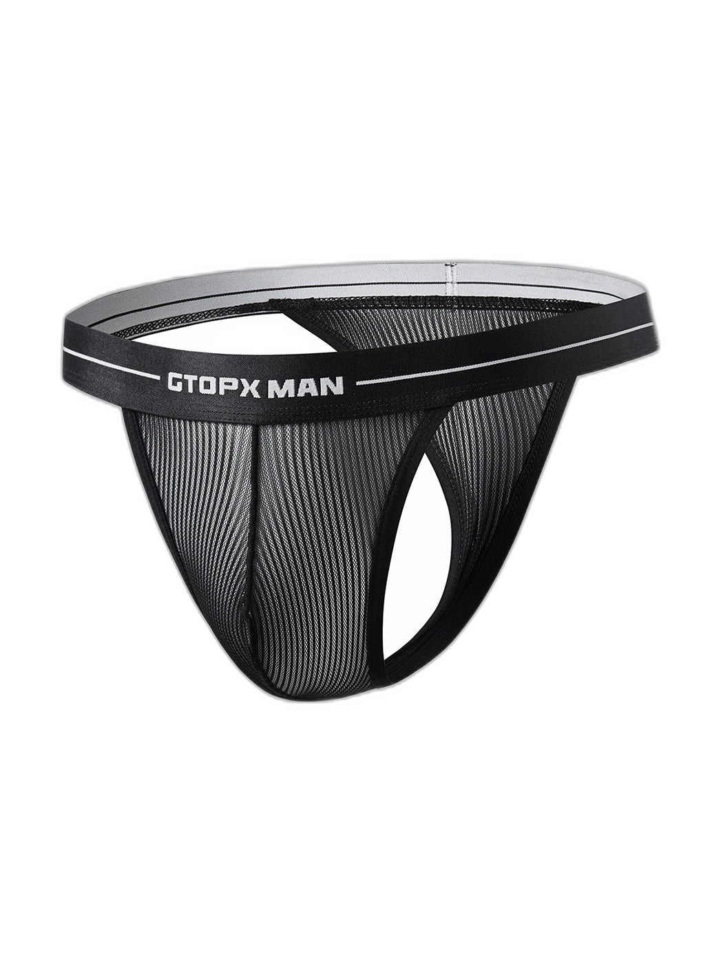 2 Pack Men’s Sexy T-Back Mesh Thong
