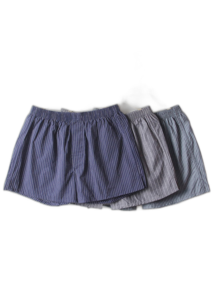 3 Pack Men's Cotton Loose Boxers