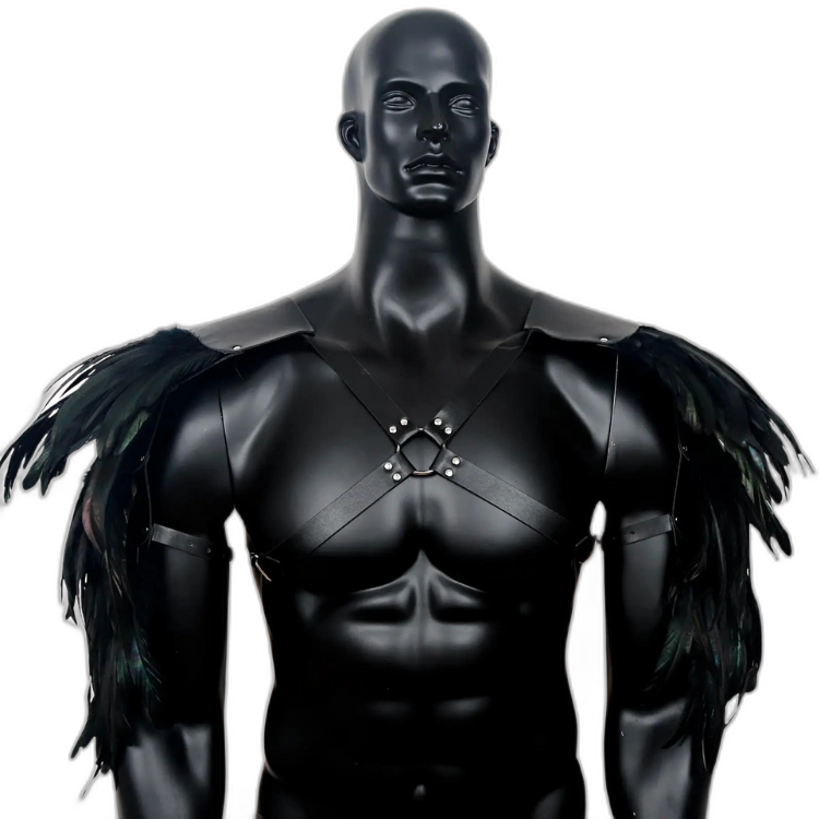 Feather Renaissance Dark Harness Costume