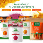 FEEL GOOD Superfoods Pure Curcumin Powder – Organic, Non-GMO, Vegan Turmeric Extract, 5 oz