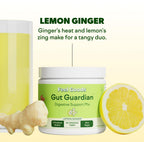 Feel Goods Gut Guardian: Organic Fiber, Probiotic & Prebiotic Powder – Lemon Ginger, Sugar Free, 30 Servings