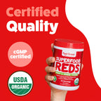 Feel Great Organic Superfood Reds Powder – Beet Root & Digestive Support