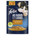 FELIX AS GOOD AS IT LOOKS Chicken in Jelly  3 for £1.59