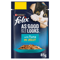 FELIX AS GOOD AS IT LOOKS with Tuna in Jelly PMP 85g (Case of 26)
