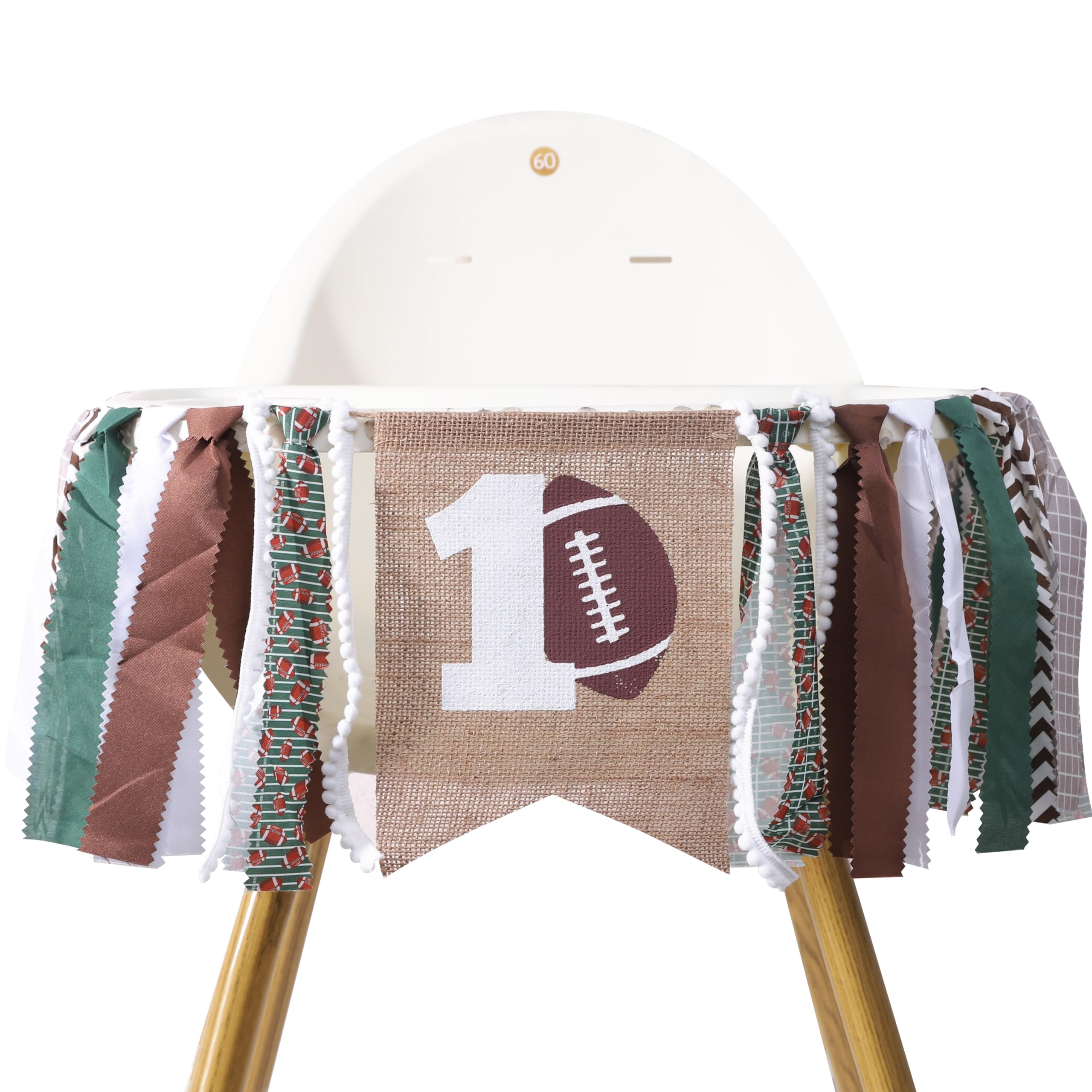 FELIX Football First Birthday High Chair Banner | Football 1st Birthday Decorations