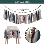 FELIX Football First Birthday High Chair Banner | Football 1st Birthday Decorations