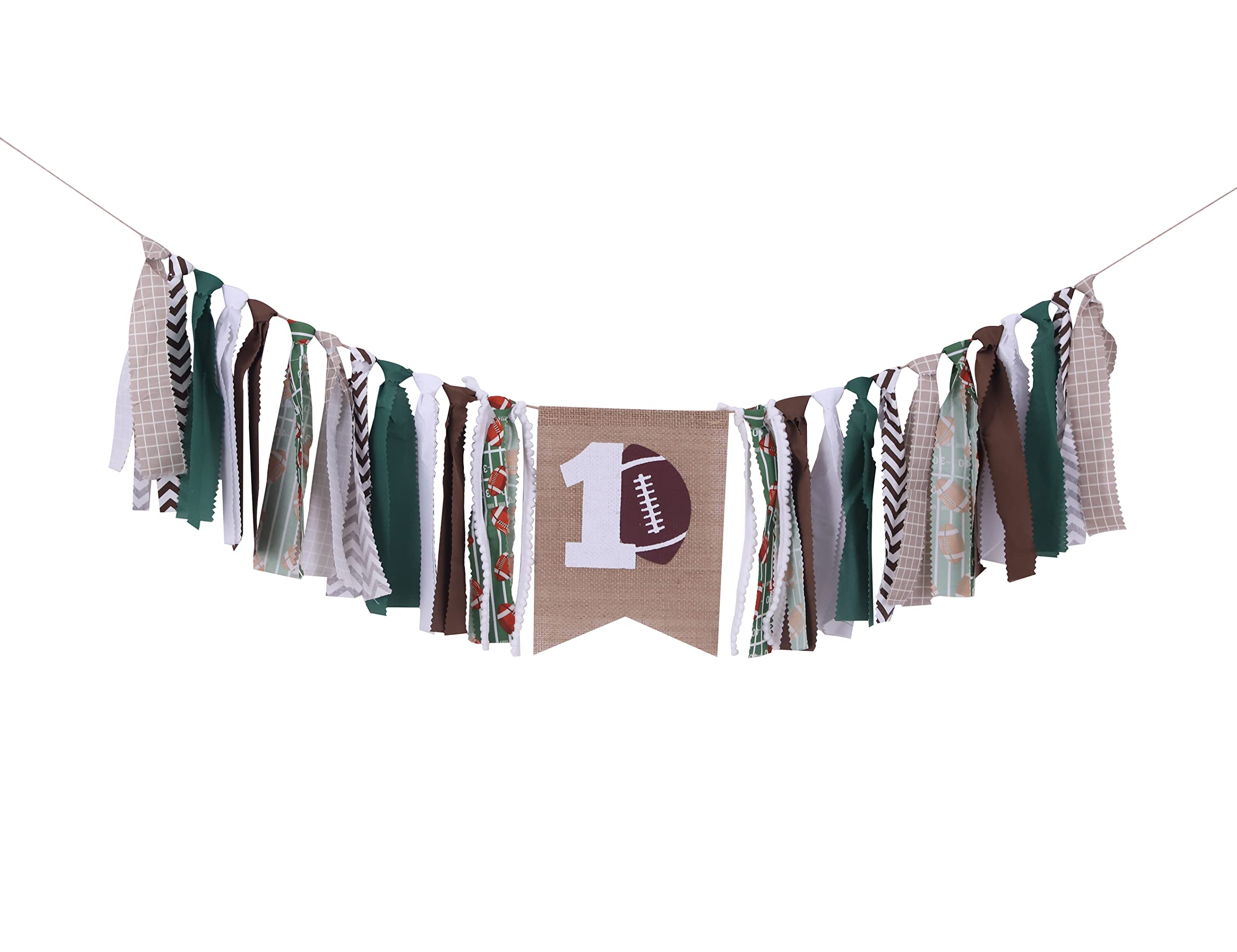 FELIX Football First Birthday High Chair Banner | Football 1st Birthday Decorations