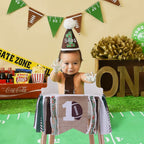FELIX Football First Birthday High Chair Banner | Football 1st Birthday Decorations