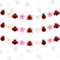 Festiblast Ladybug Daisy Banner – 3-Piece Spring Insect Theme Party Decor