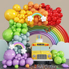 FEYG Multicolor Boho Rainbow Balloon Arch Garland Kit – Kids Party Decor
