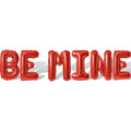 Fezava 2-Set Red BE MINE 16in Foil Letter Balloons – Party Decor