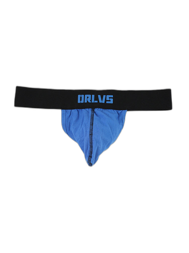 3 Pack Low-Cut Cotton Men's Thong with Enhanced Pouch