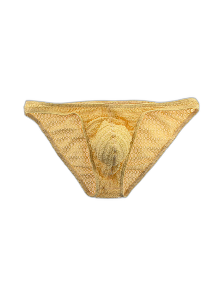 3-pack Men's Low-rise Sexy Mesh Lace Briefs