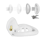 PushTech Chastity Cage With 4 Ring Sizes