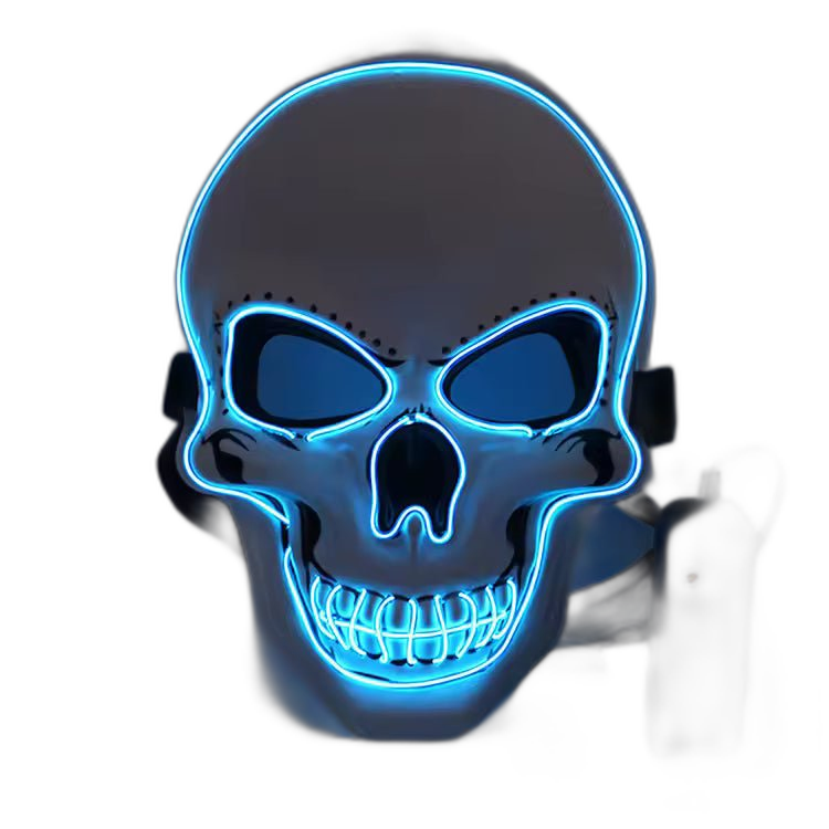 Neon Skully Mask