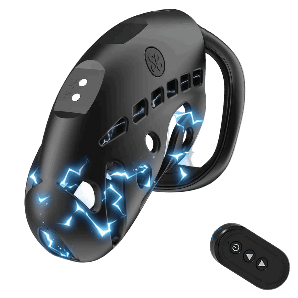 Remote Control Shock Chastity Cage