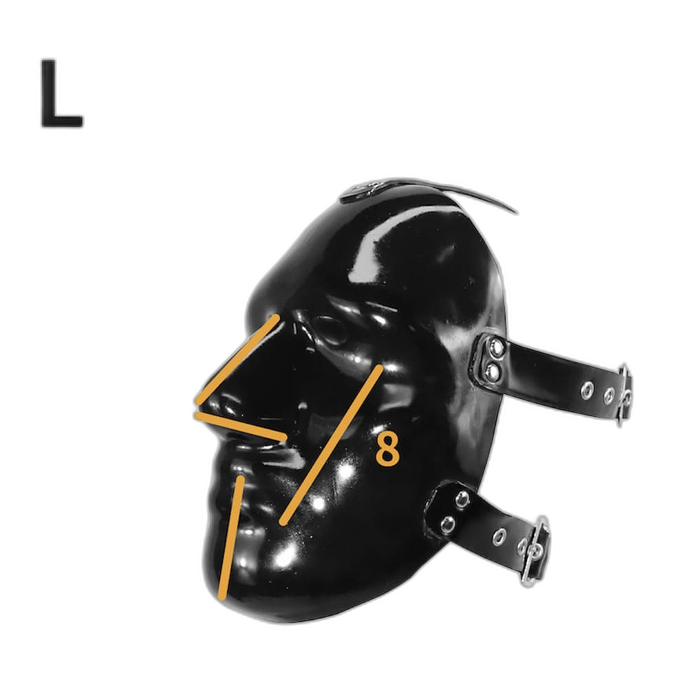 THE RUBBER PRISONER Anatomical Latex Mask