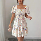 Women's Casual Loose-fit Fashionable Printed Dress