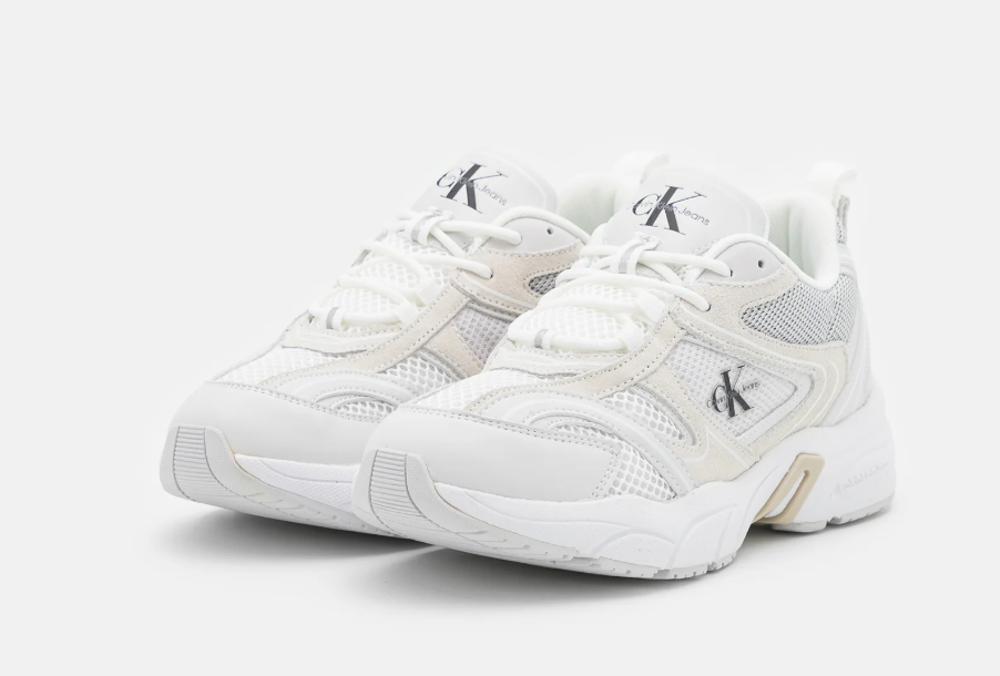 Calvin Klein Jeans RETRO TENNIS Trainers, Suede / Mesh, UK 3.5 / EU 36