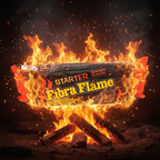 8 x Fibra Flame Starter Firelog  - 500GM