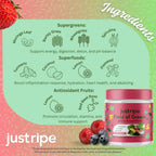 Field of Greens Superfood Powder - Organic Spirulina, Beet Root, Probiotic, Mixed Berry
