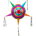 Fiesta Wraps Mexican Piñata – 32-Inch Large Foldable Star Pinata for Birthdays