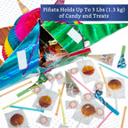 Fiesta Wraps Mexican Pinata Star (Medium 26in) – Authentic Handmade Foldable Pinata for Birthday Parties
