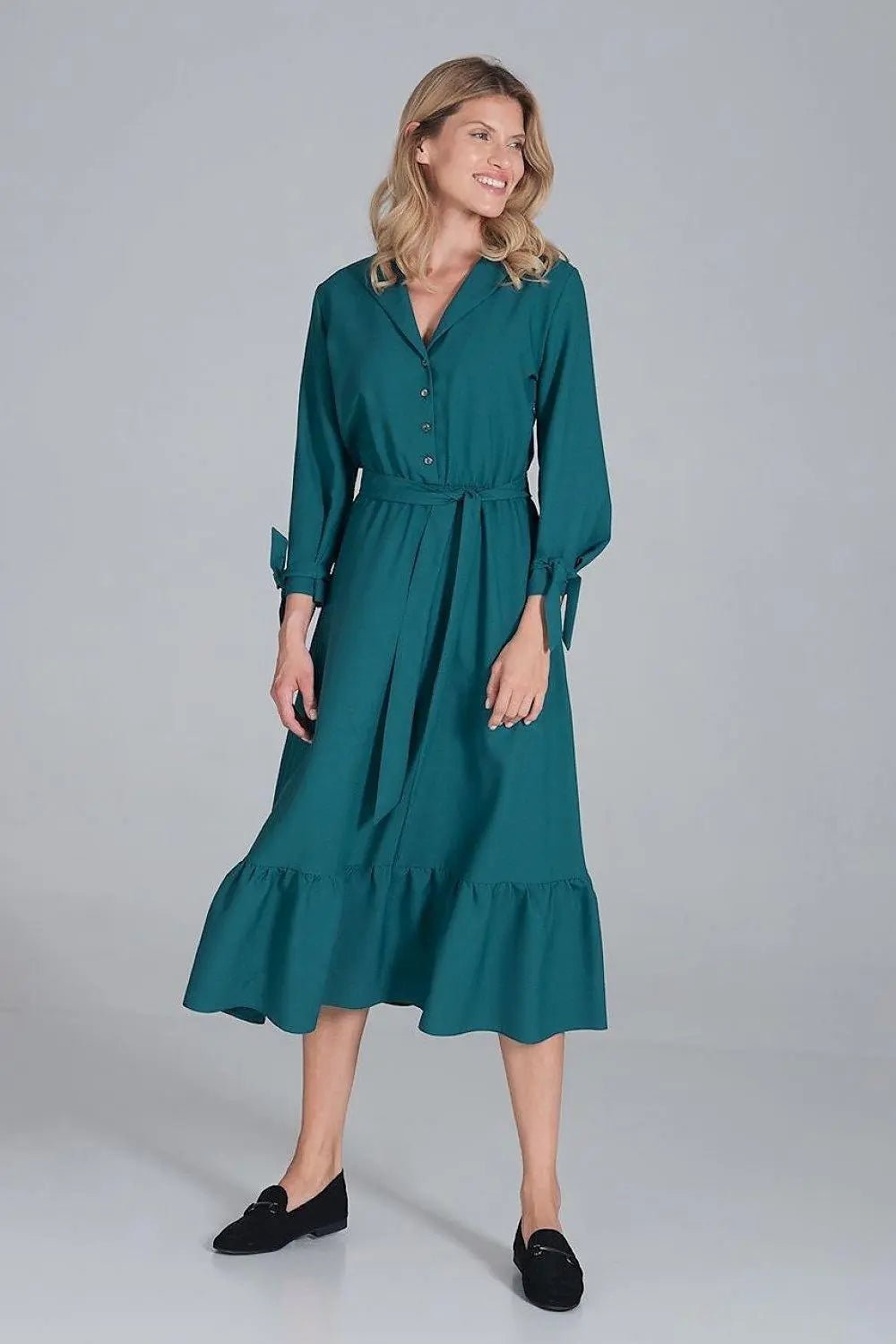 Figl elastic band maxi dress