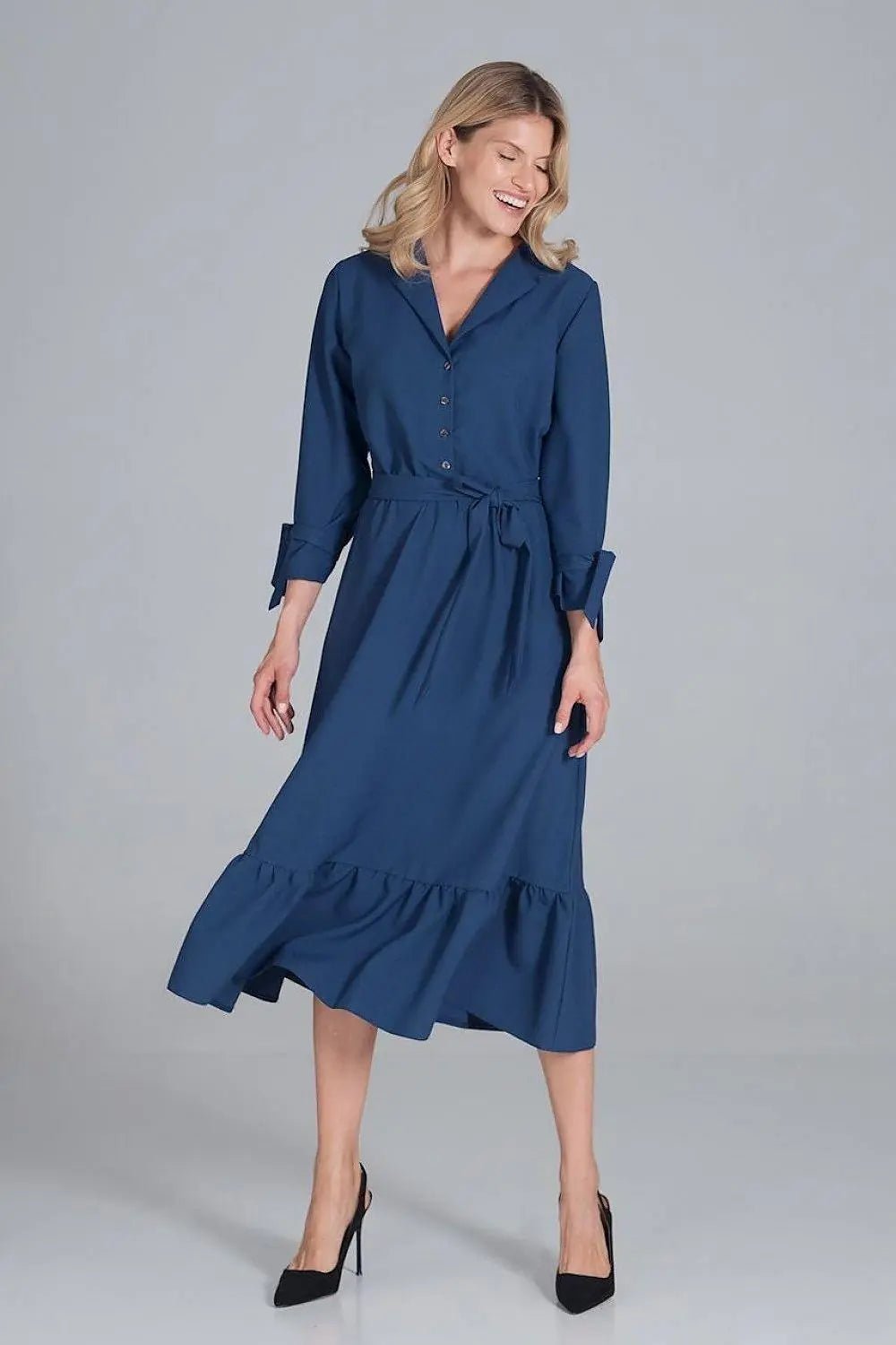 Figl elastic band maxi dress